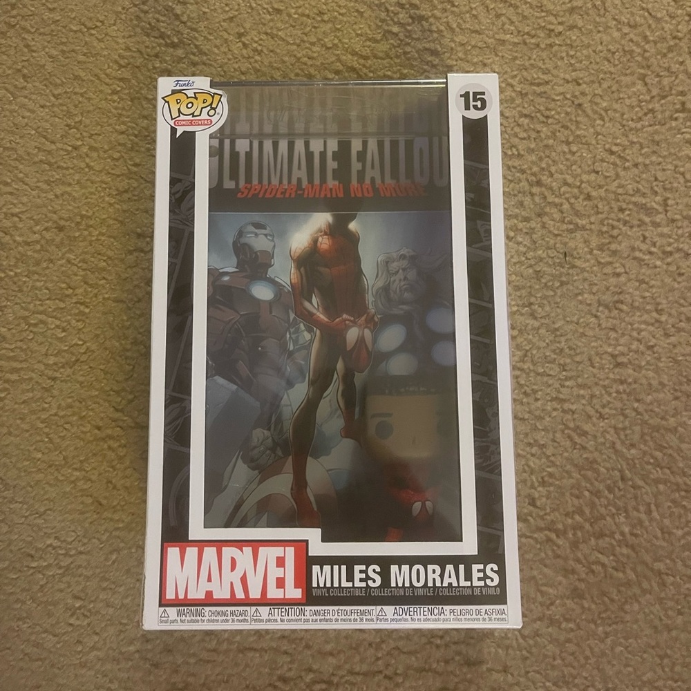 Funko Pop! Comic Book Cover with case: Marvel - Miles Morales -Target Exclusive